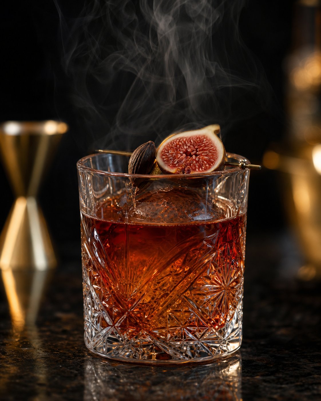 Smoked Black Cardamom & Fig Elixir