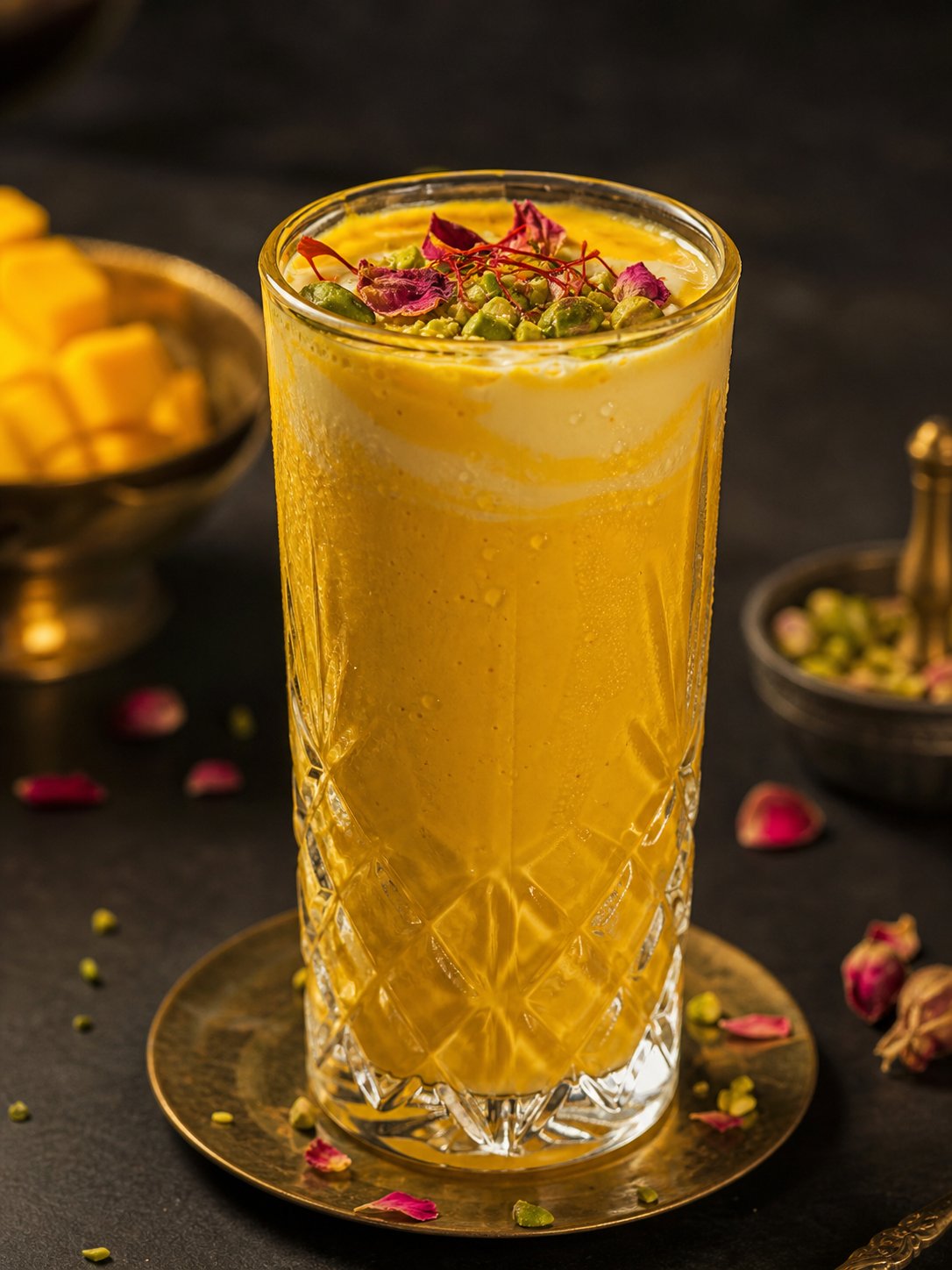 Alphonso Saffron & Pistachio Lassi